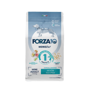 Forza10 Mini Diet with Fish - sausā barība suņiem 1,5kg